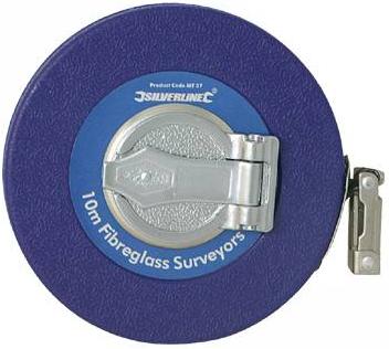 Silverline - Fibre Surveyors Tape 10m - MT37